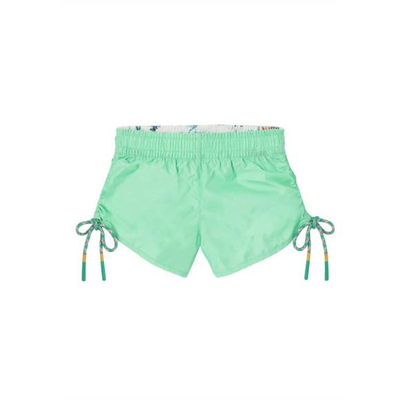 NEW LISON PARIS girl's surfer shorts in green